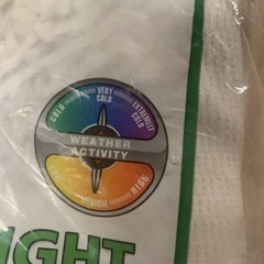 Heavyweight Thermal Large Shirt Long Sleeve White 50% Cotton In Packaging