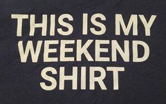 2pk NWT Weekend Warrior Shirt Mens Sz Largr Black Graphic Tee Funny Casual Army