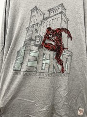 Y2K Ecko Unltd. DareDevil Marvel Black Rhino Men’s Gray Long Sleeve Shirt XXL