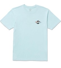 Medium Billabong Men’s Crayon Wave Short Sleeve Graphic Tee, light blue