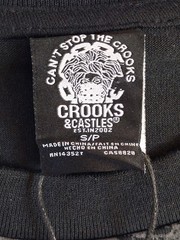 Crooks & Castles Football Medusa Muscle Tank Shirt Small Oversized Heavyweight