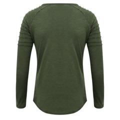 Mens Muscle T Shirt Slim Fit Top Gym Crew Neck Long Sleeve Plain Tee Shirt UK