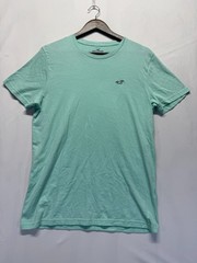 Hollister Must Have Collection T Shirt Mens Medium Mint Green Embroidered Logo