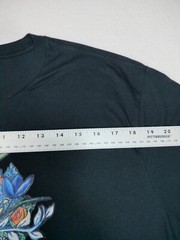 District Shirt Mens 2XL Black Graphic Print Short Sleeve Stretch Art Streetwear