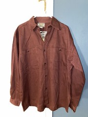 Vintage NWT Giovanni Basic And Beyond Men’s Medium Plum Button Down Shirt!