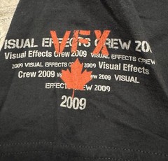 District 9 Movie Shirt Mens Medium Rare VFX Crew Tee 2009 Image Engine Y2K Black