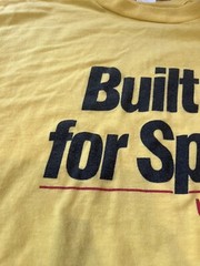 Vintage Soft Built For Speed Yellow USCI Probe T Shirt XL (Fits a bit Smaller)