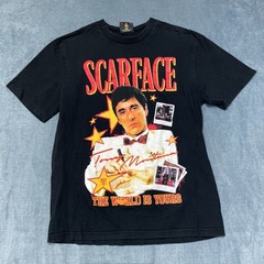 Scarface x Shoe Palace The World Is Yours Tony Montana T Shirt Mens XL Black Tee