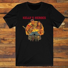 The Famous Guns of Kelly’s Heroes Movie Men’s Black T-Shirt S-5XL