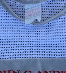 Vtg 80s John C. Anderson Memorial Tiadaghton Run Mesh Tank Top M Jersey Shore PA