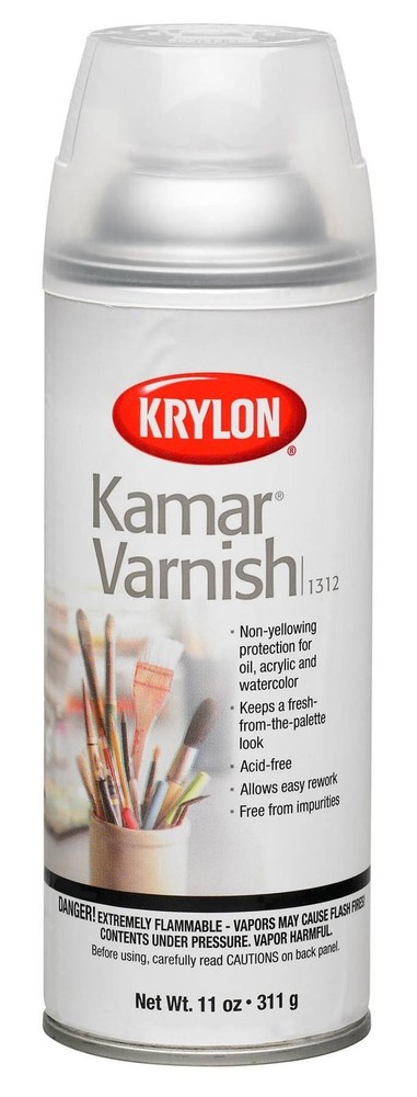 Krylon K01312 11-ounce Kamar Varnish Aerosol 11 Ounce (pack of 1), Matte
