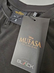 Disney Mufasa The Lion King Activewear Performance Tee NWT Small Black Athletic