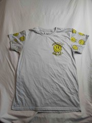 Weekend Warrior Shirt Mens Medium Gray Stay Strippy Sinde Day 1 Smiley Casual