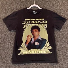 Vintage Scarface Shirt Mens Medium Short Black Graphic The ROXX S/S Movie
