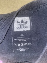 Adidas Originals Rose Trefoil Graphic T Shirt Black Men’s XL Floral retro y2k