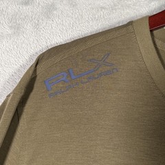 RLX Ralph Lauren Shirt Mens XXL Green Long Sleeve Henley Performance Tee