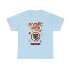 Cosmic Trip T-Shirt – Retro Space Eye Graphic Psychedelic Tee
