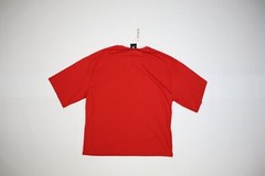 Jones Collection Rhinestone T-Shirt Red Short Sleeve Lion Circle Mens Large