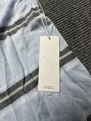 Saturdays New York City Tank Top Mens Small Sky Blue Stripe Nick S Lightweight