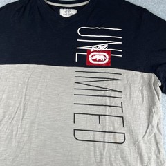 ECKO UNLTD Black Gray 2Tone Gray Black 3XB T Shirt Mens