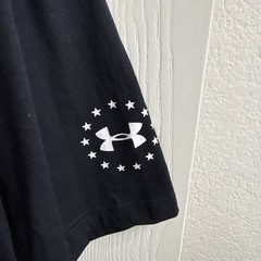 Under Armour Men’s UA Freedom Flag Logo T-Shirt Black 3XL NWT