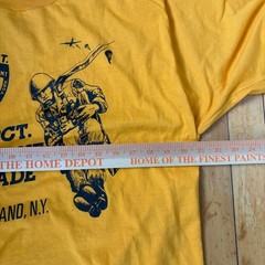 VTG NYPD 60th Precinct Airborne Brigade Coney Island Shirt Mens XL Made USA