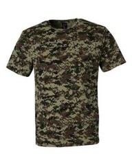 Men’s Camo short sleeve T-Shirt 6 patterns Sm To 4x