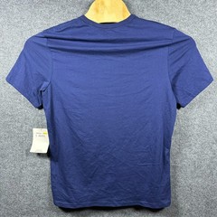 2 Calvin Klein Shirt Mens Medium Blue White Graphic CK Logo Short Sleeve Tees