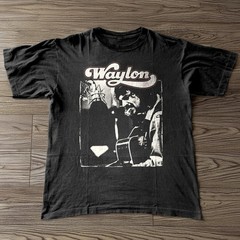 HOT! Waylon Jennings Outlaw Country Recording Studio Black T-shirt Size S-5XL