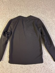 Point Summit Outdoor T-Shirt Mens Medium Black Waffle Knit Logo High Low Hem