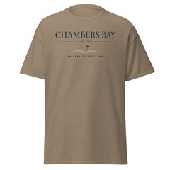 Chambers Bay Golf Shirt University Place WA Golf Tee Mens Golfer Gift