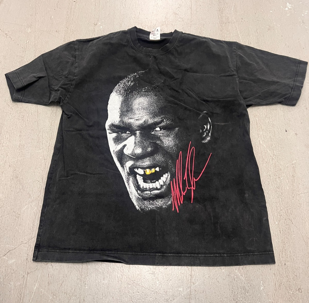 Everlast Mike Tyson Heavy Cotton T-Shirt Men’s Black Graphic Boxing Sports – XL