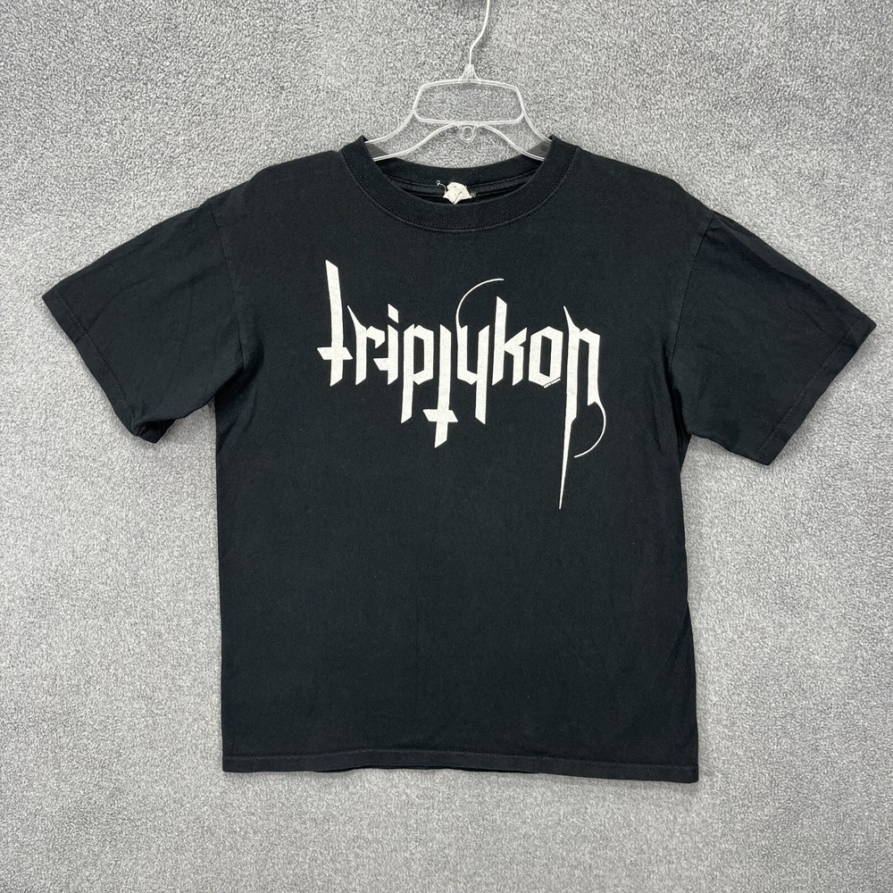 TRIPTYKON T Shirt Mens Medium Black Celtic Frost Swiss Metal Logo Anvil