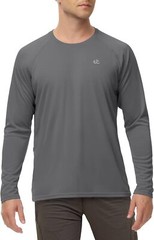 Men’s UPF 50+ Quick-Dry Rash Guard Long Sleeve Swim Fishing Shirt
