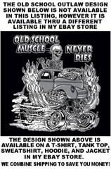 1966 1967 Hot Rod Muscle Car Outlaw Gasser Drag Race Cartoony Skeleton T-shirt