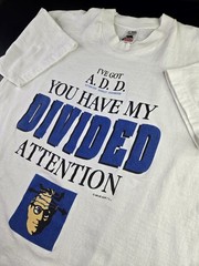 1995 A.D.D Adderall Joe Blow T’s Comedy Drug Autism, Sz M 20×27″, Single Stitch