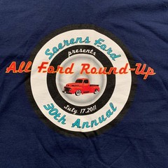 Soeren’s Ford 30th Annual All Ford Round Up Car Truck Mechanic 2011 T-Shirt L
