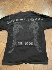 satin in the hood est. 1999 short sleeve t shirt 2XL