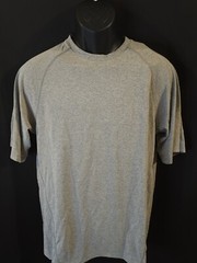 Adidas Climalite Moisture Wicking Performance Logo T-Shirt Grey Size XS