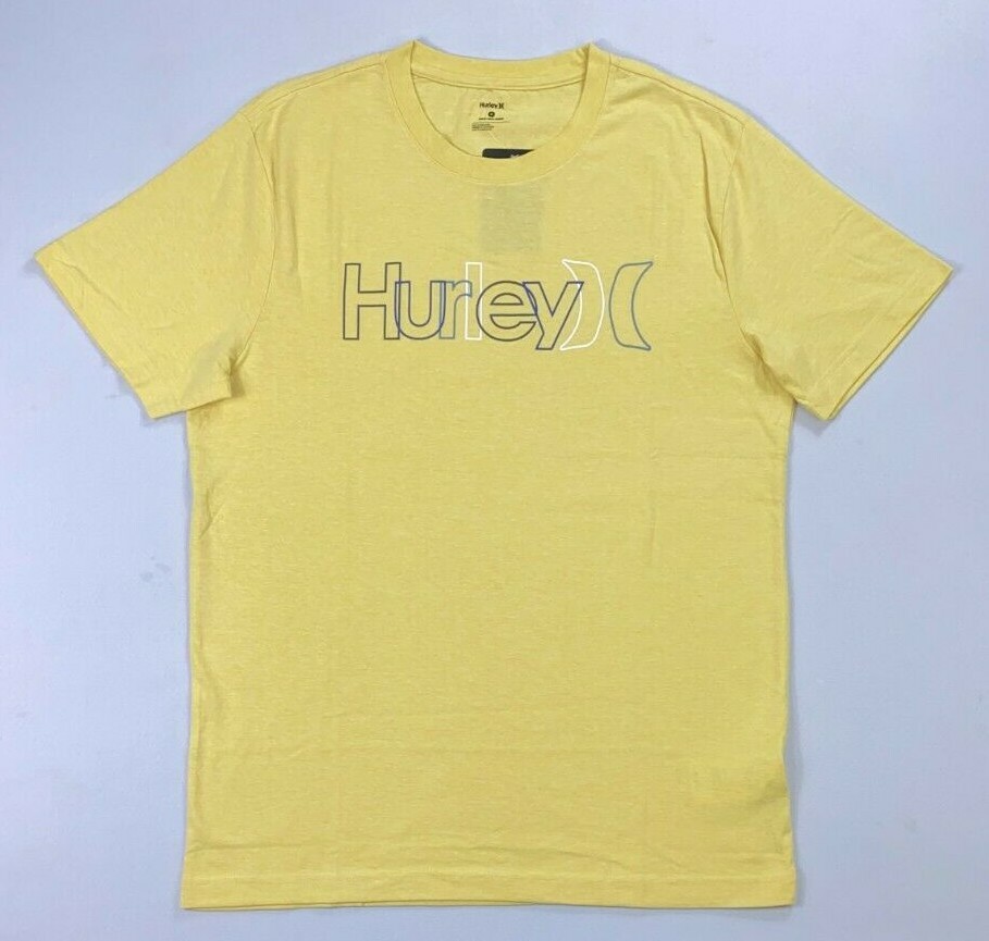 NEW Men’s Hurley Cotton/Polyester Jersey Short Sleeve Graphic Tee T-Shirt