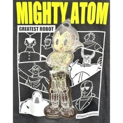 Tezuka Astro Boy Mighty Atom Sweatshirt Mens L Black Anime Graphic Hologram