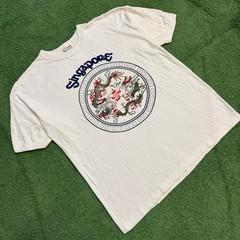 Vintage 80s/90s ‘Singapore’ Golden Wheel White Dragon Tee Size : Medium