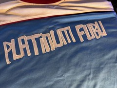 Vintage Platinum FUBU Fat Albert Hockey Jersey Size XXL Streetwear Hip Hop