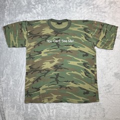Rothco You Cant See Me Shirt Mens XL Green Camo Crewneck Y2K