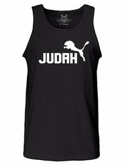Men’s Printed Lion of Judah Christian Jesus God Bible Love Cross Cotton Tank Top