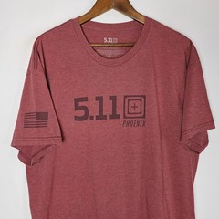 5.11 Tactical T-Shirt Mens XL Red Short Sleeve “PHOENIX” American Flag