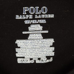 Polo Ralph Lauren Shirt Mens XLT XL Black 100% Cotton Big & Tall 1XL