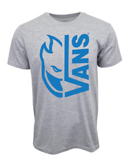 VANS MENS SPITFIRE MEN T SHIRT PREMIUM GRAY HEATHER TEE NEW