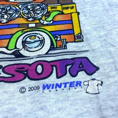 VTG Back To The 50s T Shirt Mens 2XL 2009 Car Show Hot Rod Graphic Y2K Minnesota