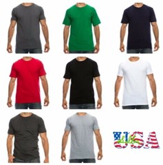 Mens T-Shirt 1, 3, 6 PACK Lot Crew Neck V-Neck Plain Casual Straight Fit Outdoor